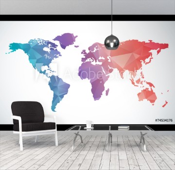 Picture of Abstract world map